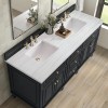 Lorelai 72" Double (Vanity Only Pricing) in Black Onyx